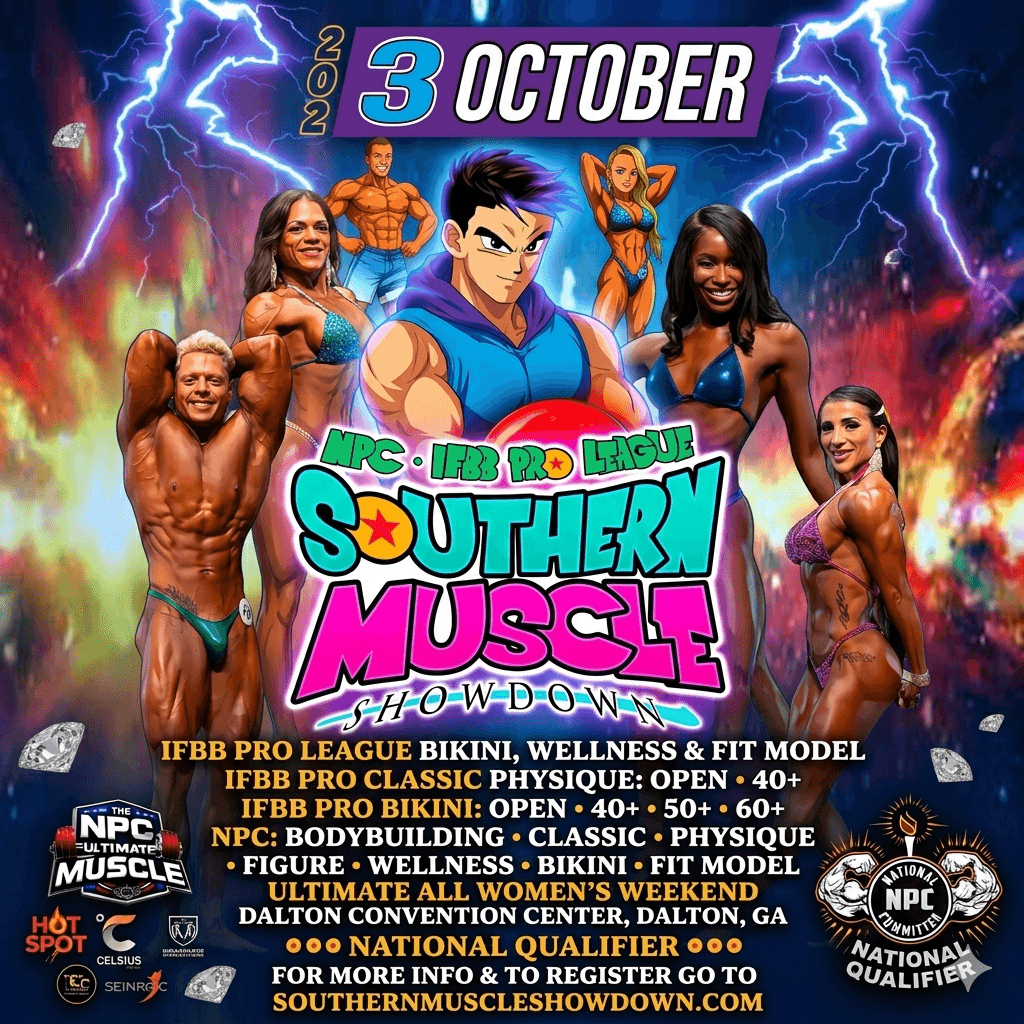 Southern Muscle Showdown flyer