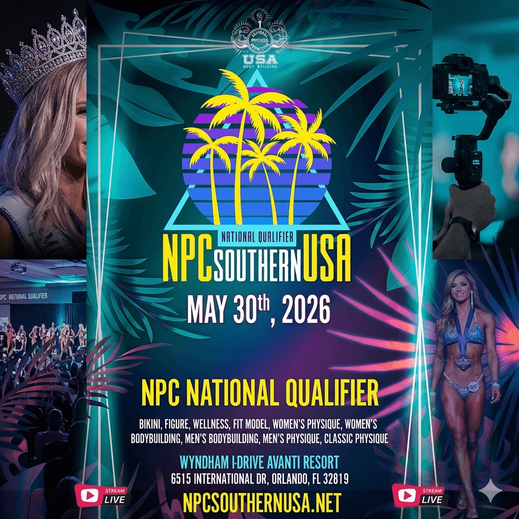 NPC / IFBB Southern USA flyer
