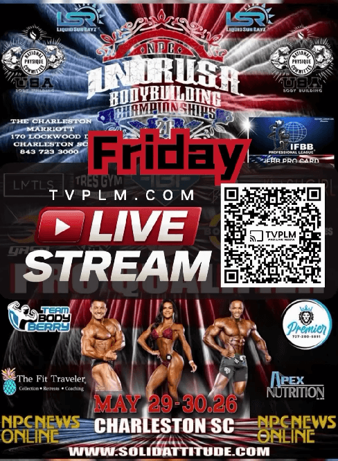 NPC Junior USA — Day 1 flyer